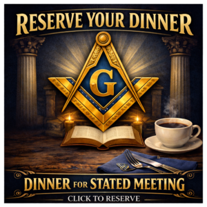 March Reservation for Stated Meeting Dinner